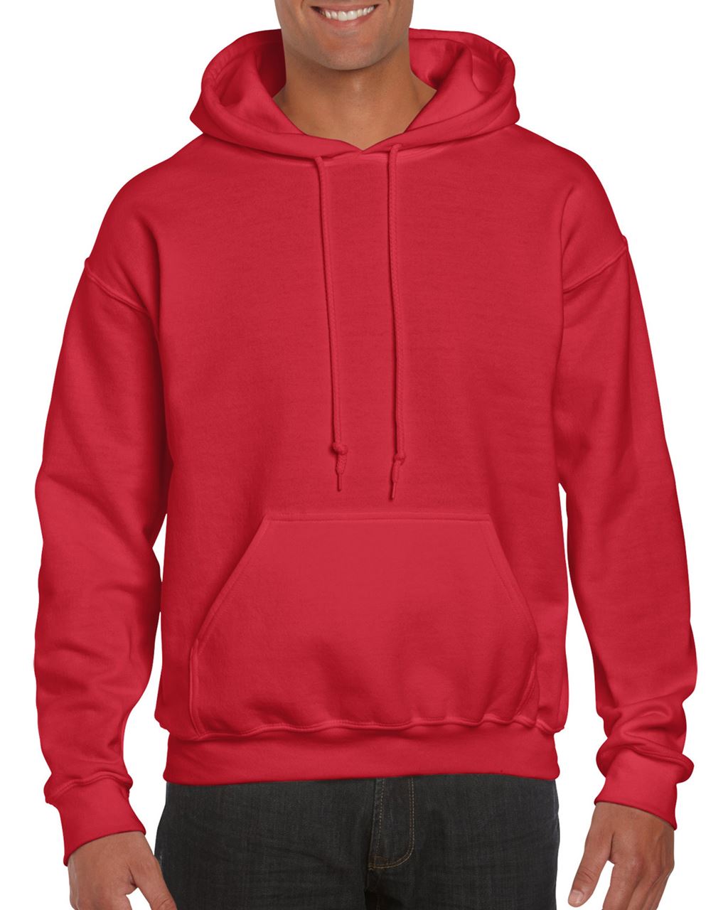 Gildan Dryblend® Adult Hooded Sweatshirt - červená