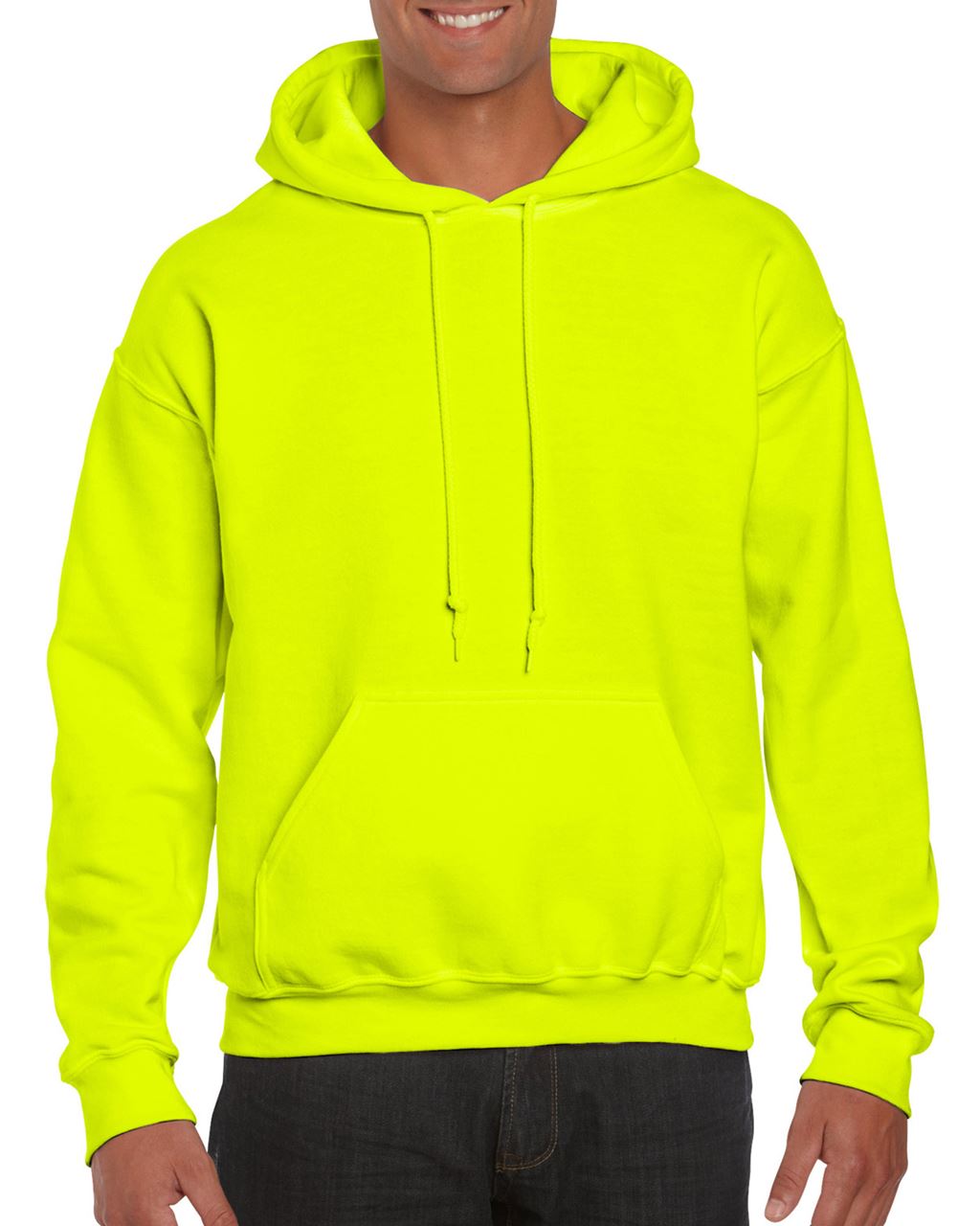 Gildan Dryblend® Adult Hooded Sweatshirt - Gildan Dryblend® Adult Hooded Sweatshirt - Safety Green
