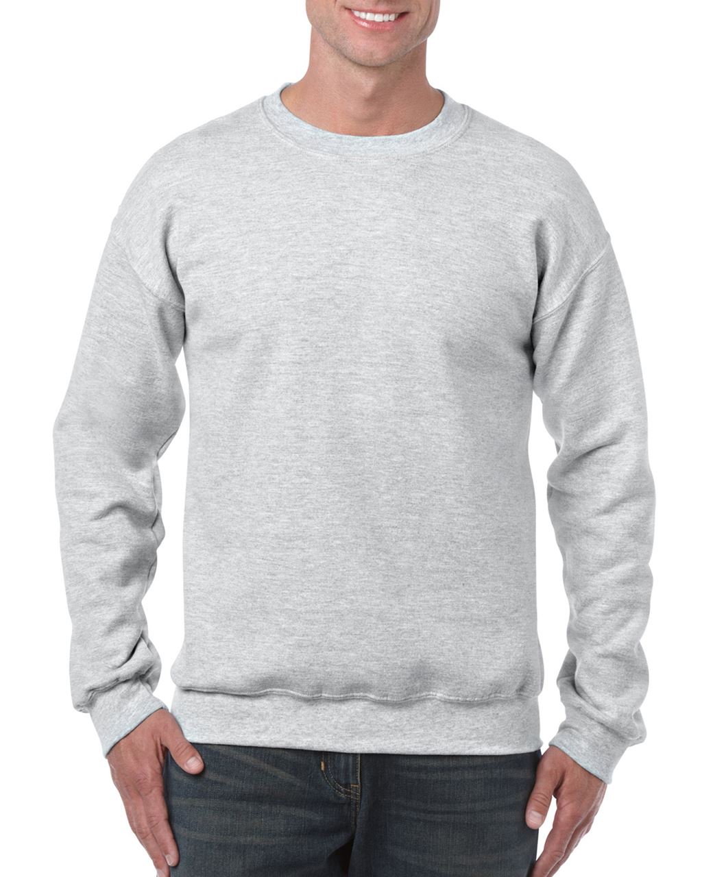 Gildan Heavy Blend™ Adult Crewneck Sweatshirt - Gildan Heavy Blend™ Adult Crewneck Sweatshirt - Ash Grey