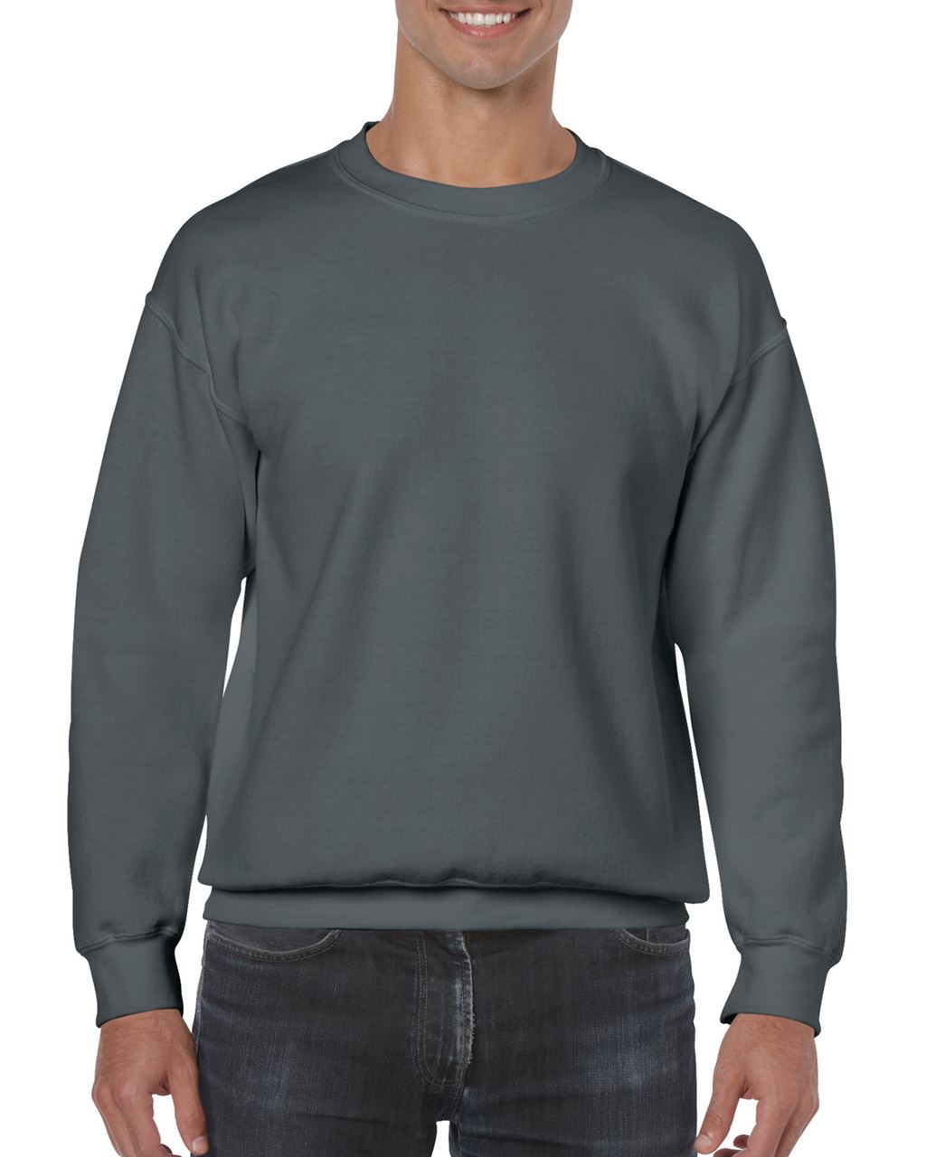 Gildan Heavy Blend™ Adult Crewneck Sweatshirt mikina - šedá