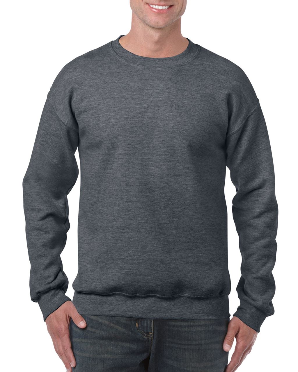 Gildan Heavy Blend™ Adult Crewneck Sweatshirt - Gildan Heavy Blend™ Adult Crewneck Sweatshirt - Dark Heather