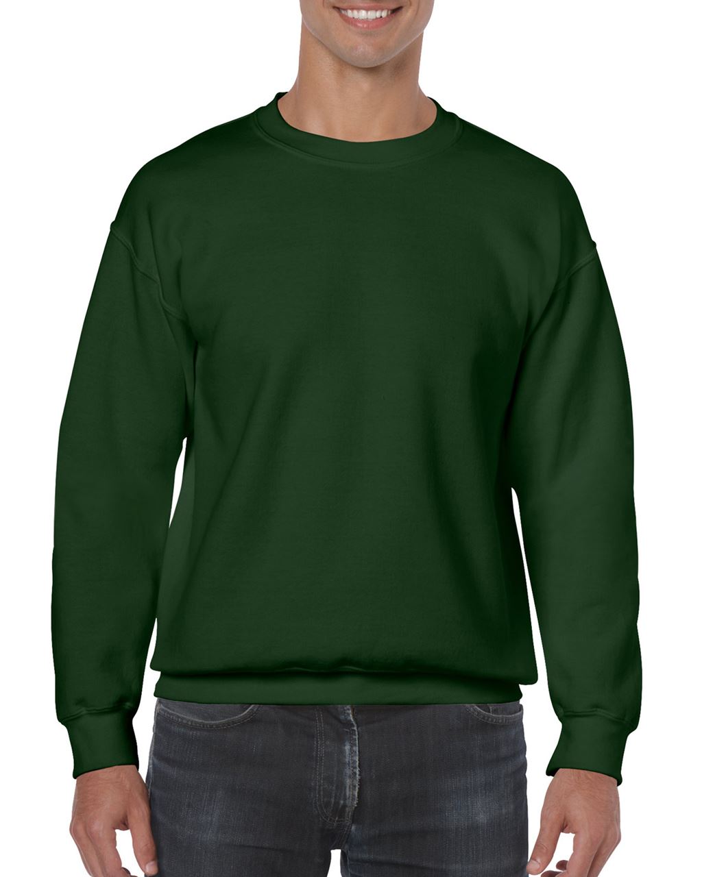 Gildan Heavy Blend™ Adult Crewneck Sweatshirt - Gildan Heavy Blend™ Adult Crewneck Sweatshirt - Forest Green