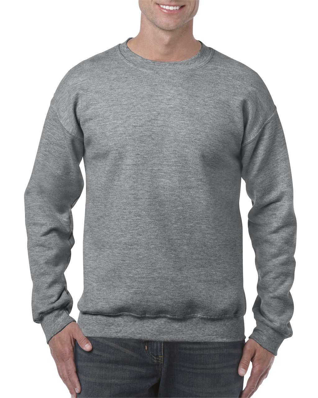 Gildan Heavy Blend™ Adult Crewneck Sweatshirt - Gildan Heavy Blend™ Adult Crewneck Sweatshirt - Graphite Heather