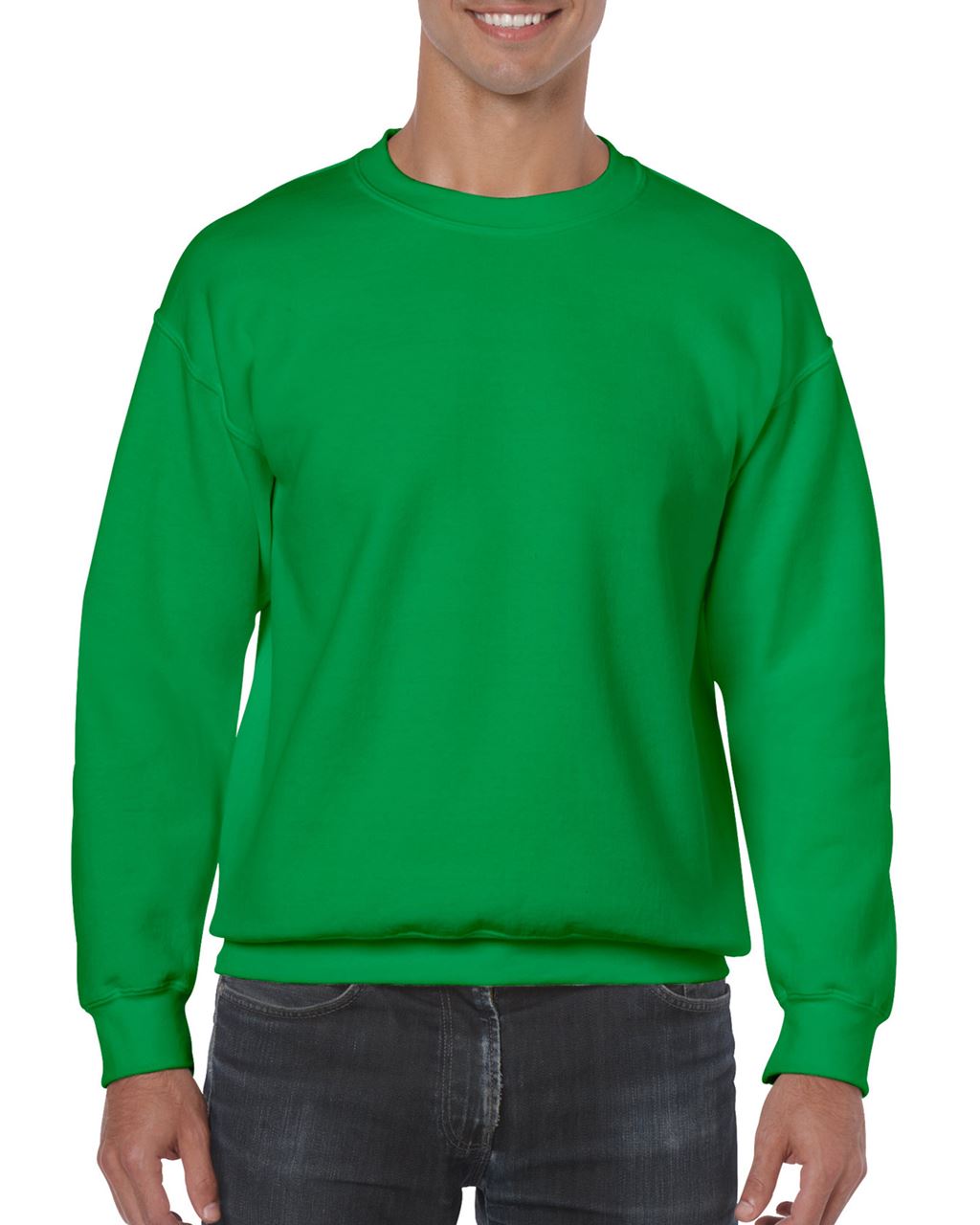 Gildan Heavy Blend™ Adult Crewneck Sweatshirt - zelená