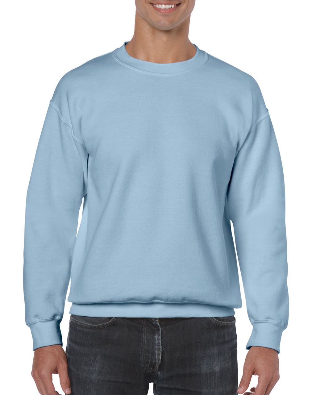 Gildan Heavy Blend™ Adult Crewneck Sweatshirt - Gildan Heavy Blend™ Adult Crewneck Sweatshirt - Light Blue