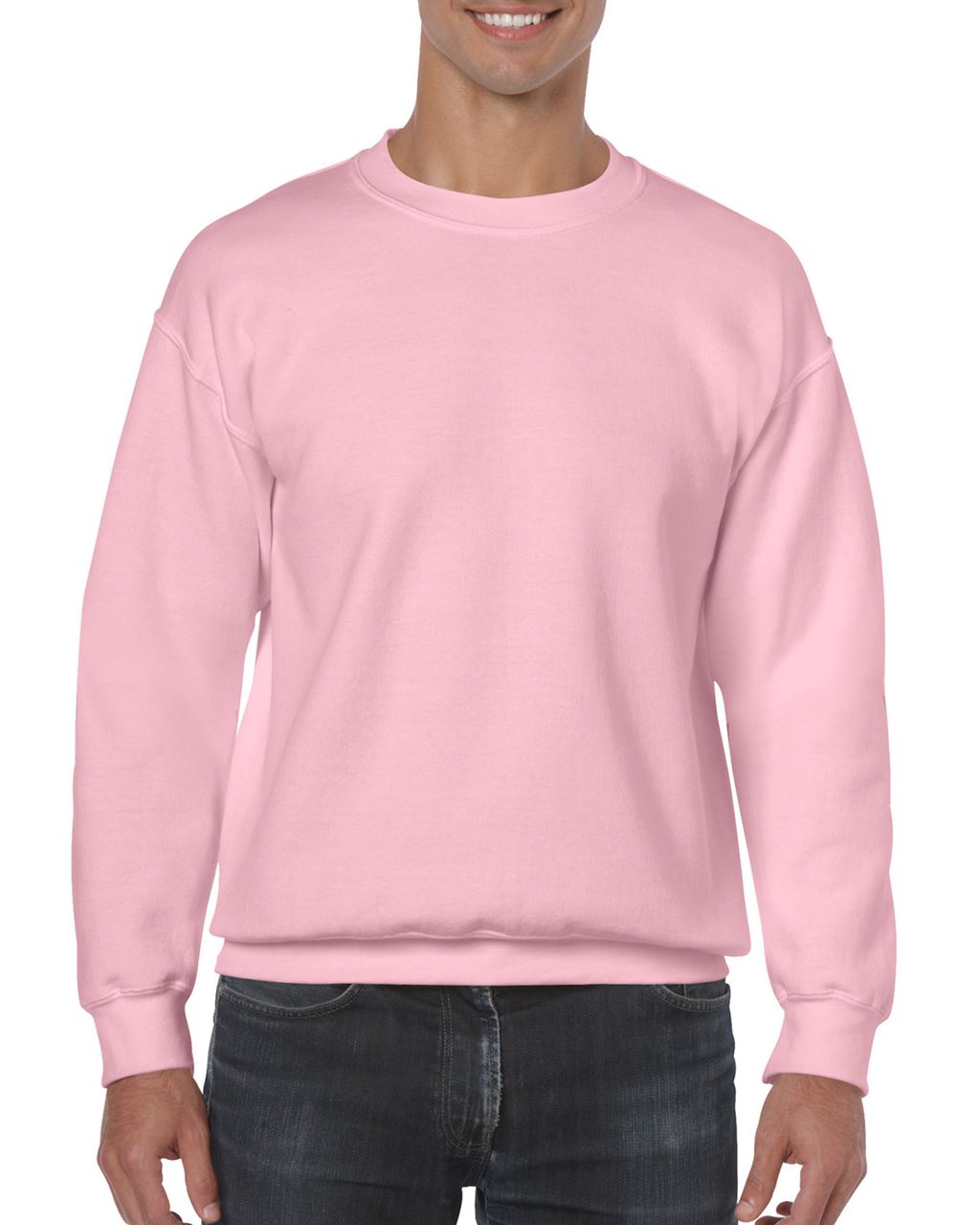 Gildan Heavy Blend™ Adult Crewneck Sweatshirt mikina - růžová
