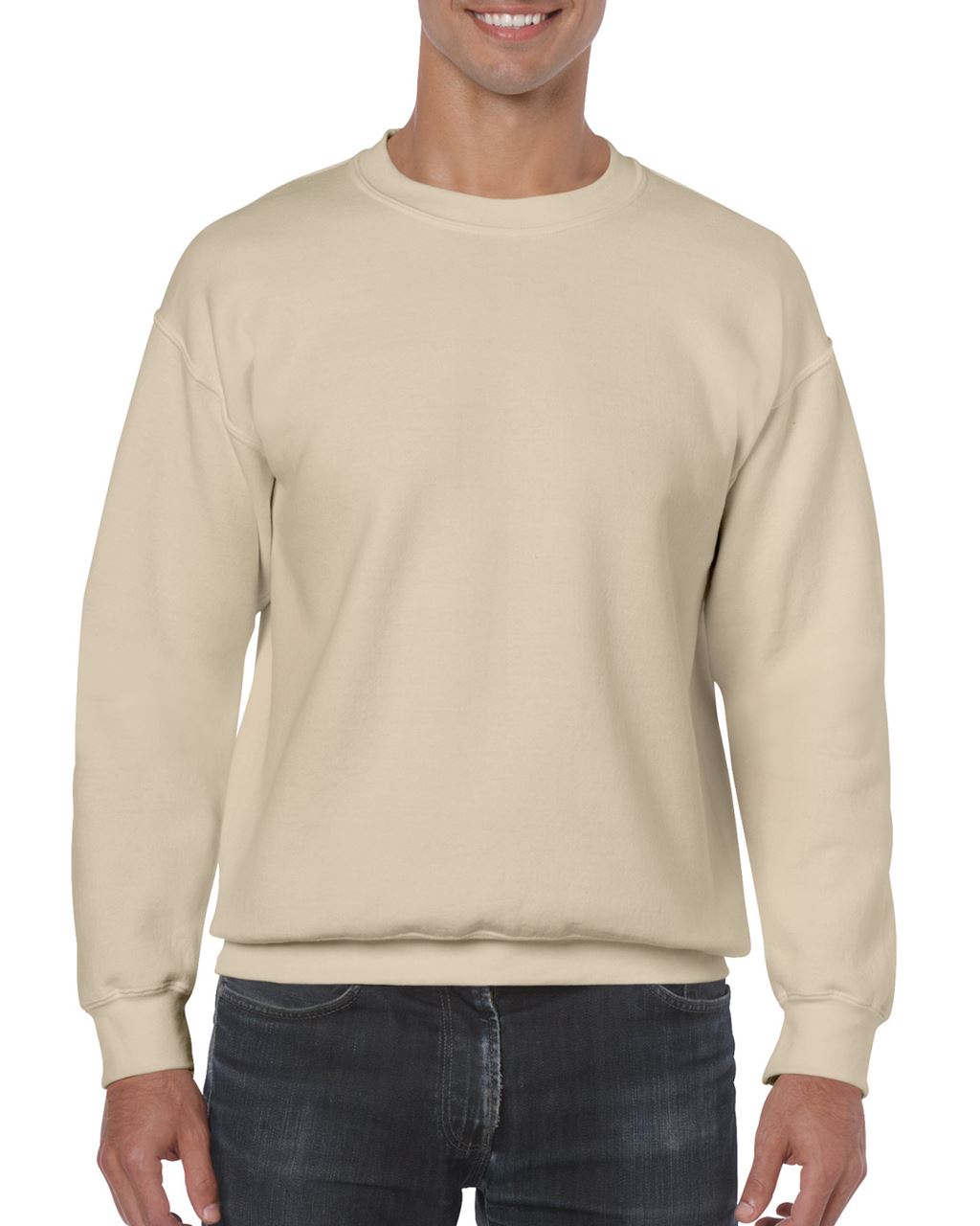 Gildan Heavy Blend™ Adult Crewneck Sweatshirt - hnedá