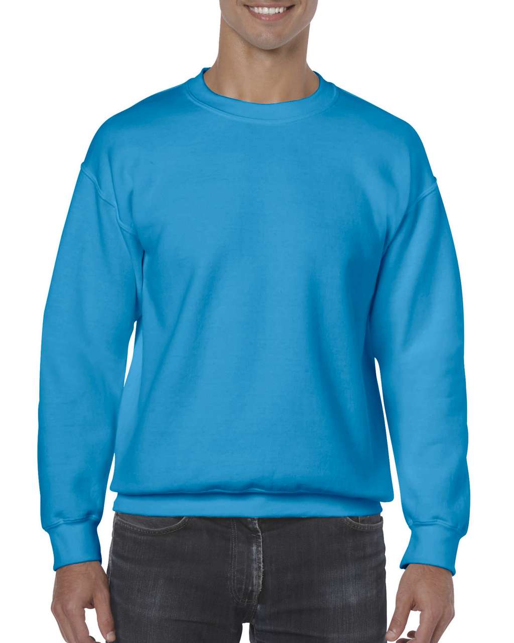 Gildan Heavy Blend™ Adult Crewneck Sweatshirt - modrá
