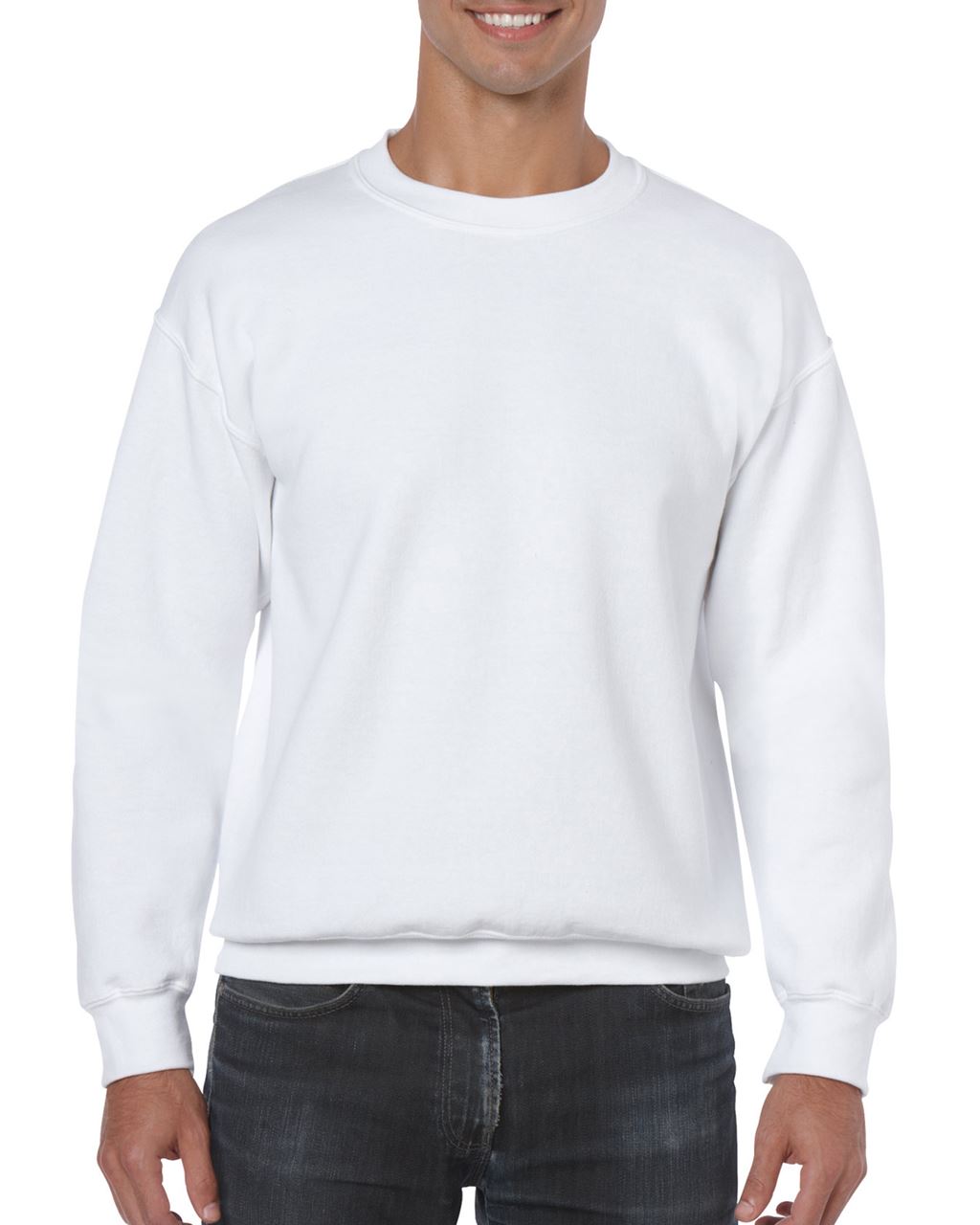 Gildan Heavy Blend™ Adult Crewneck Sweatshirt - Weiß 