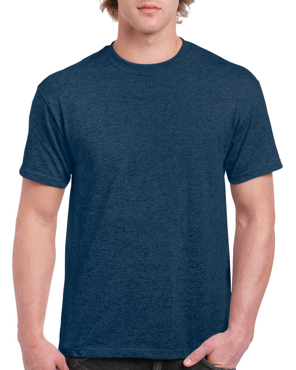 Gildan Ultra Cotton™ Adult T-shirt - Gildan Ultra Cotton™ Adult T-shirt - Heather Navy