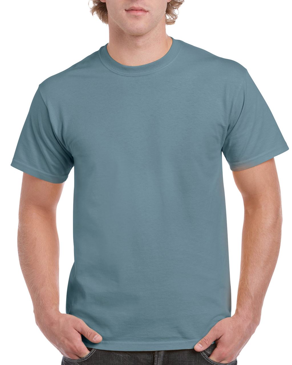 Gildan Ultra Cotton™ Adult T-shirt - Gildan Ultra Cotton™ Adult T-shirt - Stone Blue