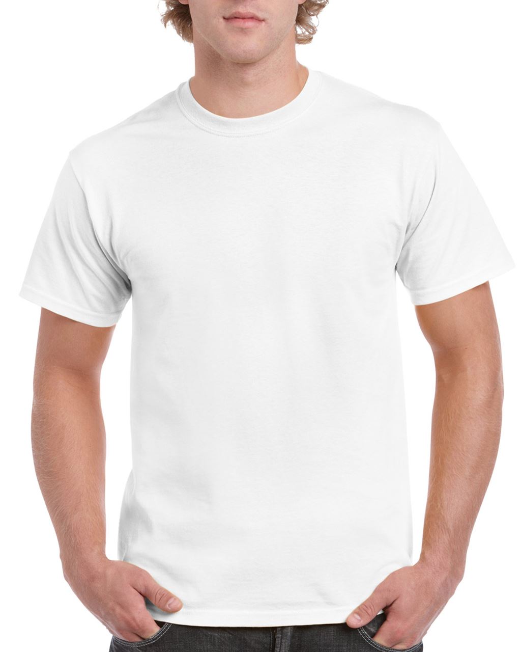 Gildan Ultra Cotton™ Adult T-shirt - biela