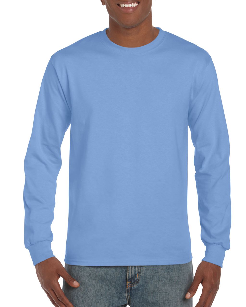 Gildan Ultra Cotton™ Adult Long Sleeve T-shirt - Gildan Ultra Cotton™ Adult Long Sleeve T-shirt - Carolina Blue