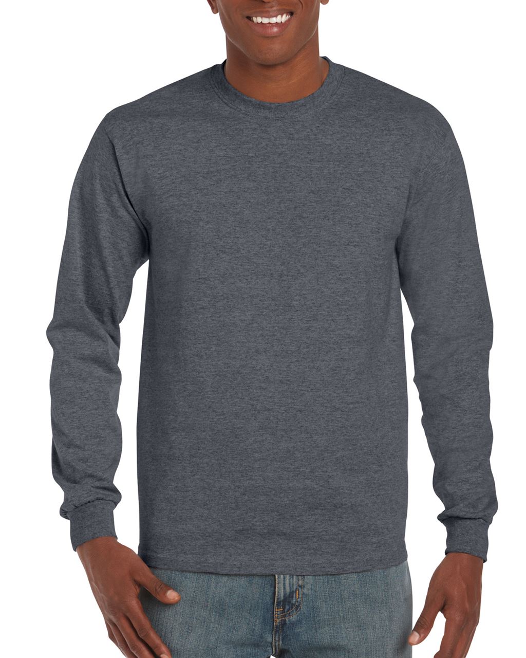 Gildan Ultra Cotton™ Adult Long Sleeve T-shirt - Grau