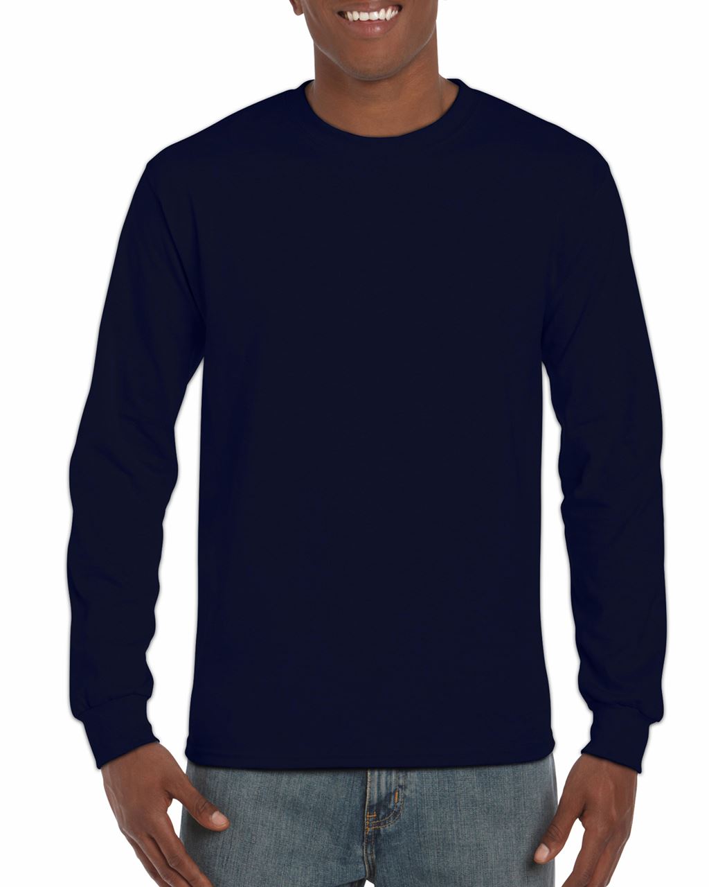 Gildan Ultra Cotton™ Adult Long Sleeve T-shirt - blue