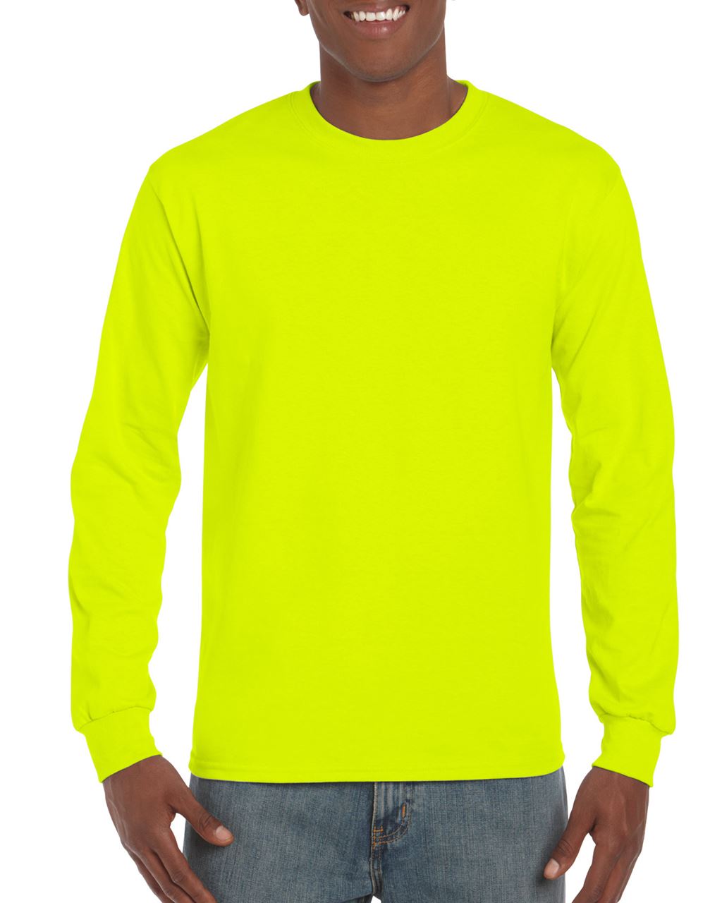 Gildan Ultra Cotton™ Adult Long Sleeve T-shirt - yellow