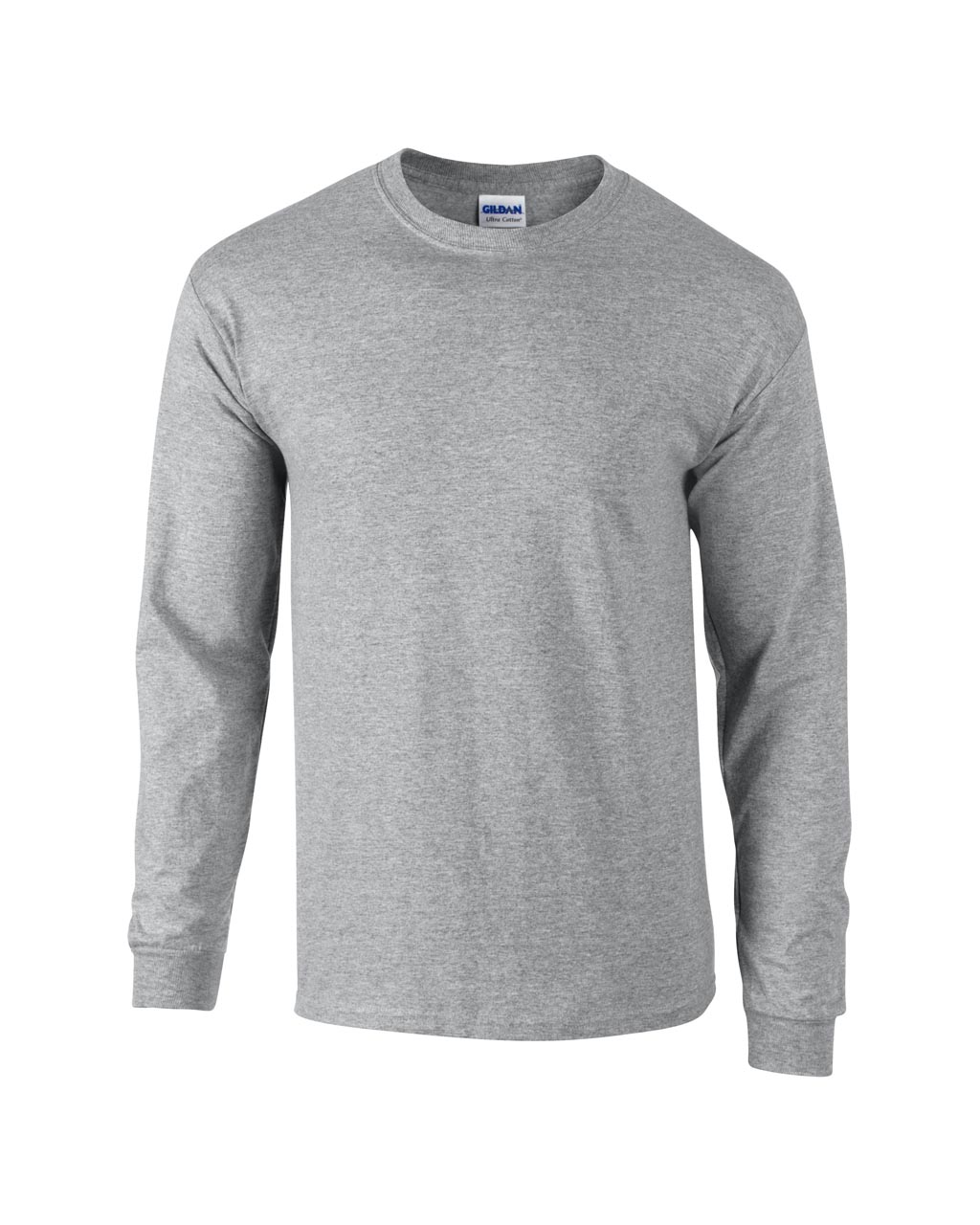 Gildan Ultra Cotton™ Adult Long Sleeve T-shirt - Gildan Ultra Cotton™ Adult Long Sleeve T-shirt - Sport Grey