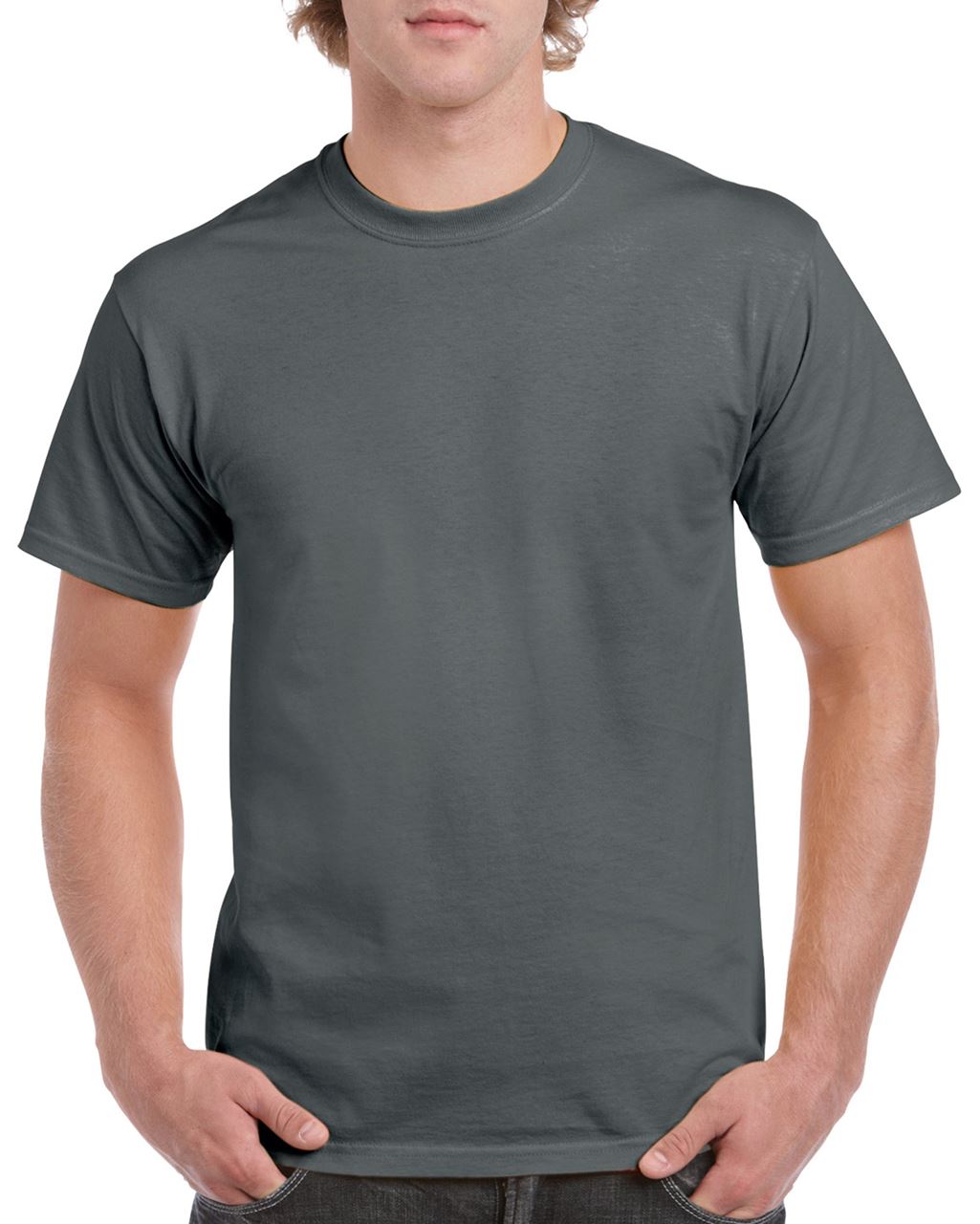 Gildan Heavy Cotton™ Adult T-shirt - Gildan Heavy Cotton™ Adult T-shirt - Charcoal