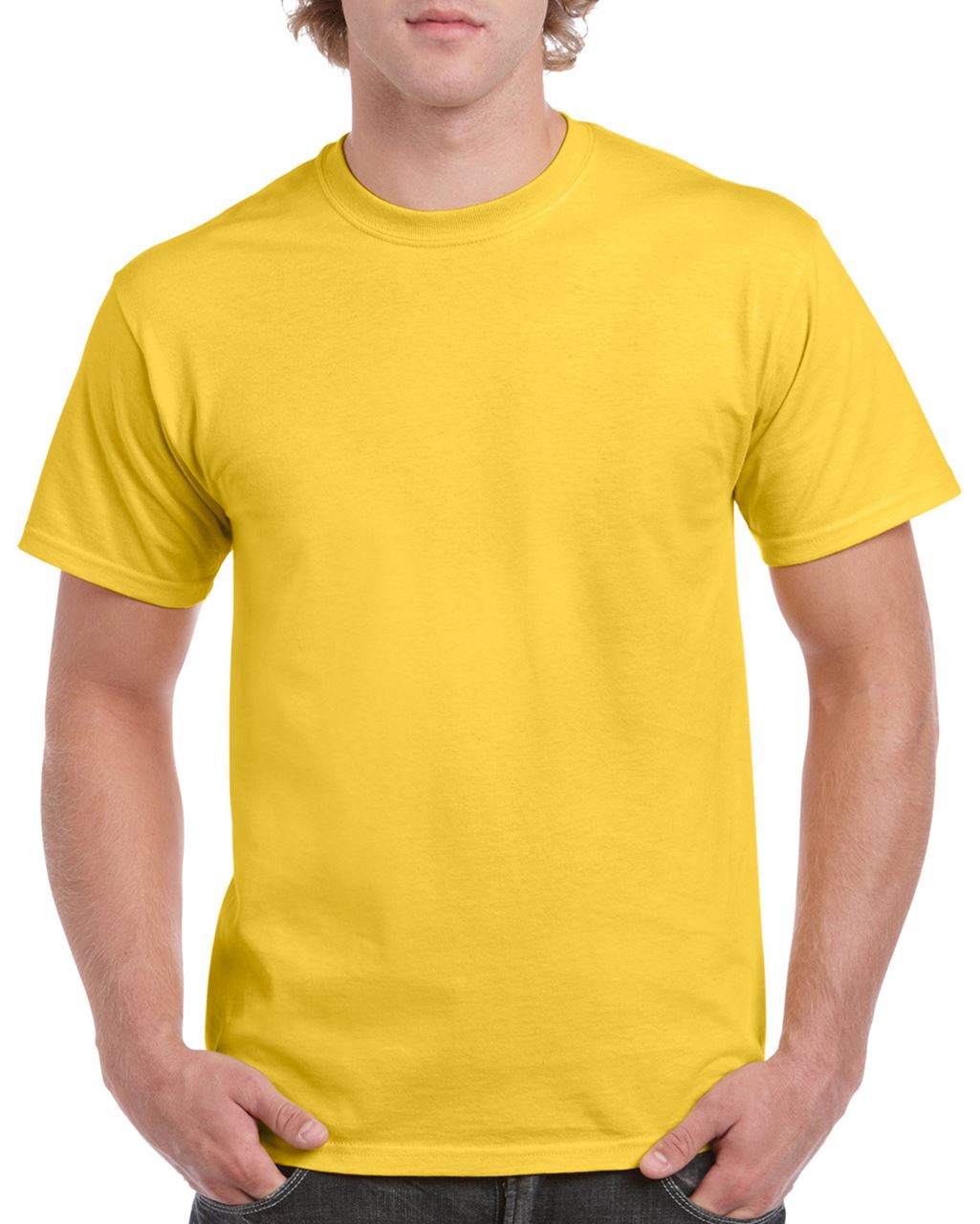 Gildan Heavy Cotton™ Adult T-shirt - žlutá