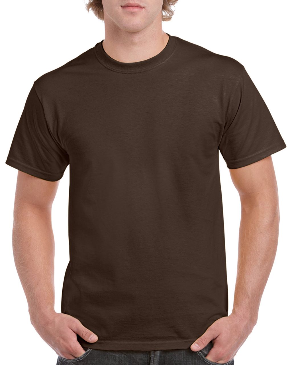 Gildan Heavy Cotton™ Adult T-shirt - hnedá