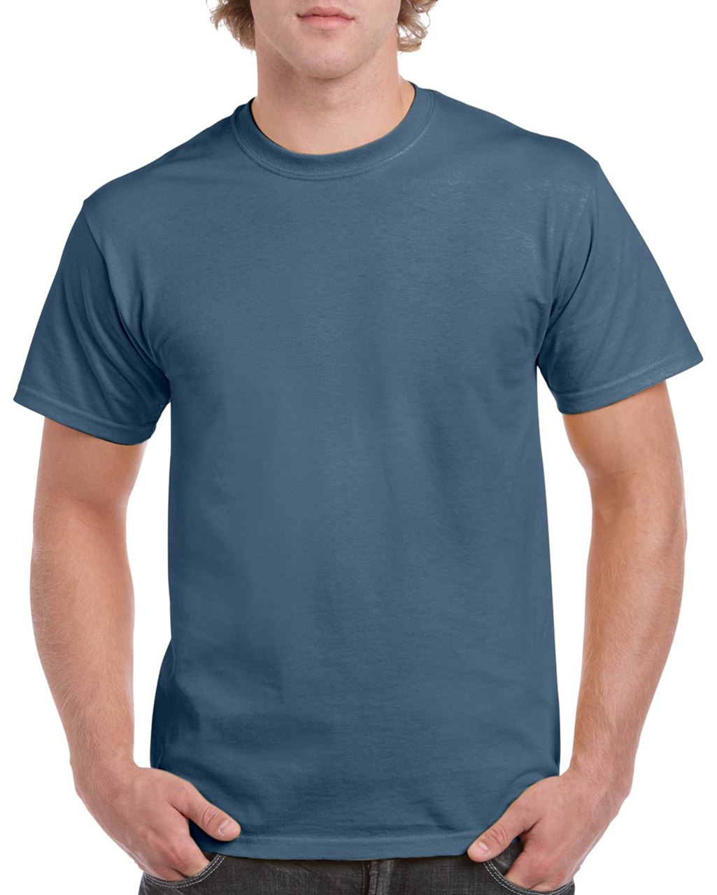 Gildan Heavy Cotton™ Adult T-shirt - Gildan Heavy Cotton™ Adult T-shirt - Indigo Blue
