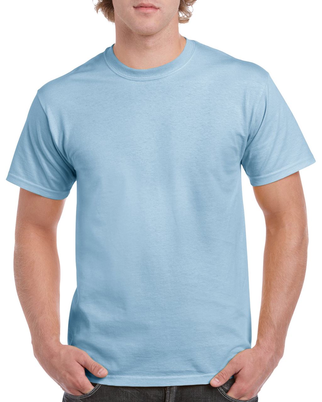 Gildan Heavy Cotton™ Adult T-shirt - Gildan Heavy Cotton™ Adult T-shirt - Light Blue