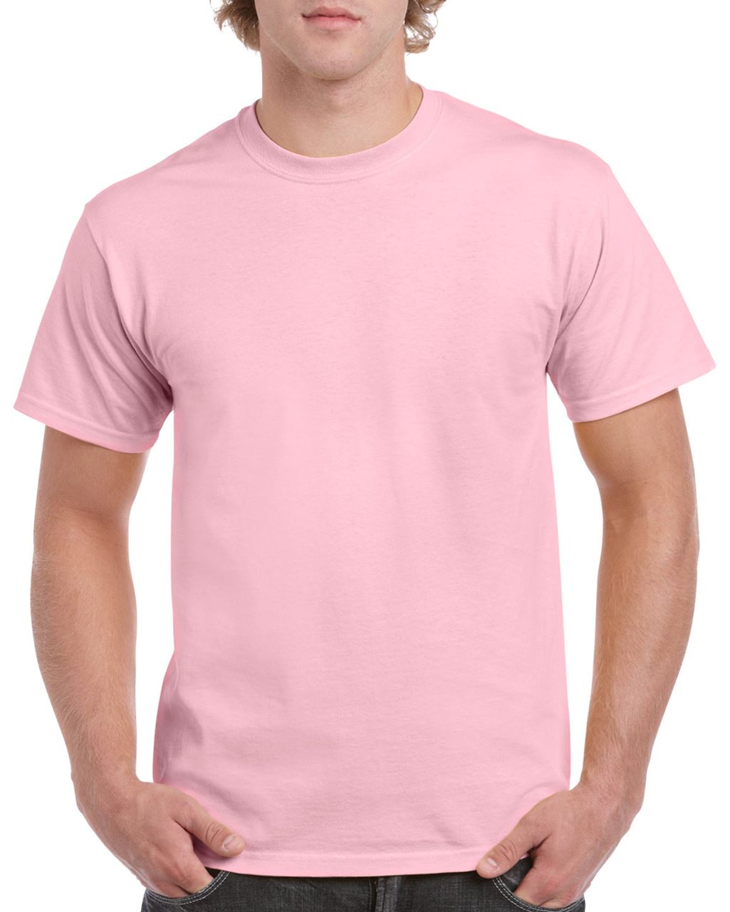 Gildan Heavy Cotton™ Adult T-shirt - Gildan Heavy Cotton™ Adult T-shirt - Light Pink