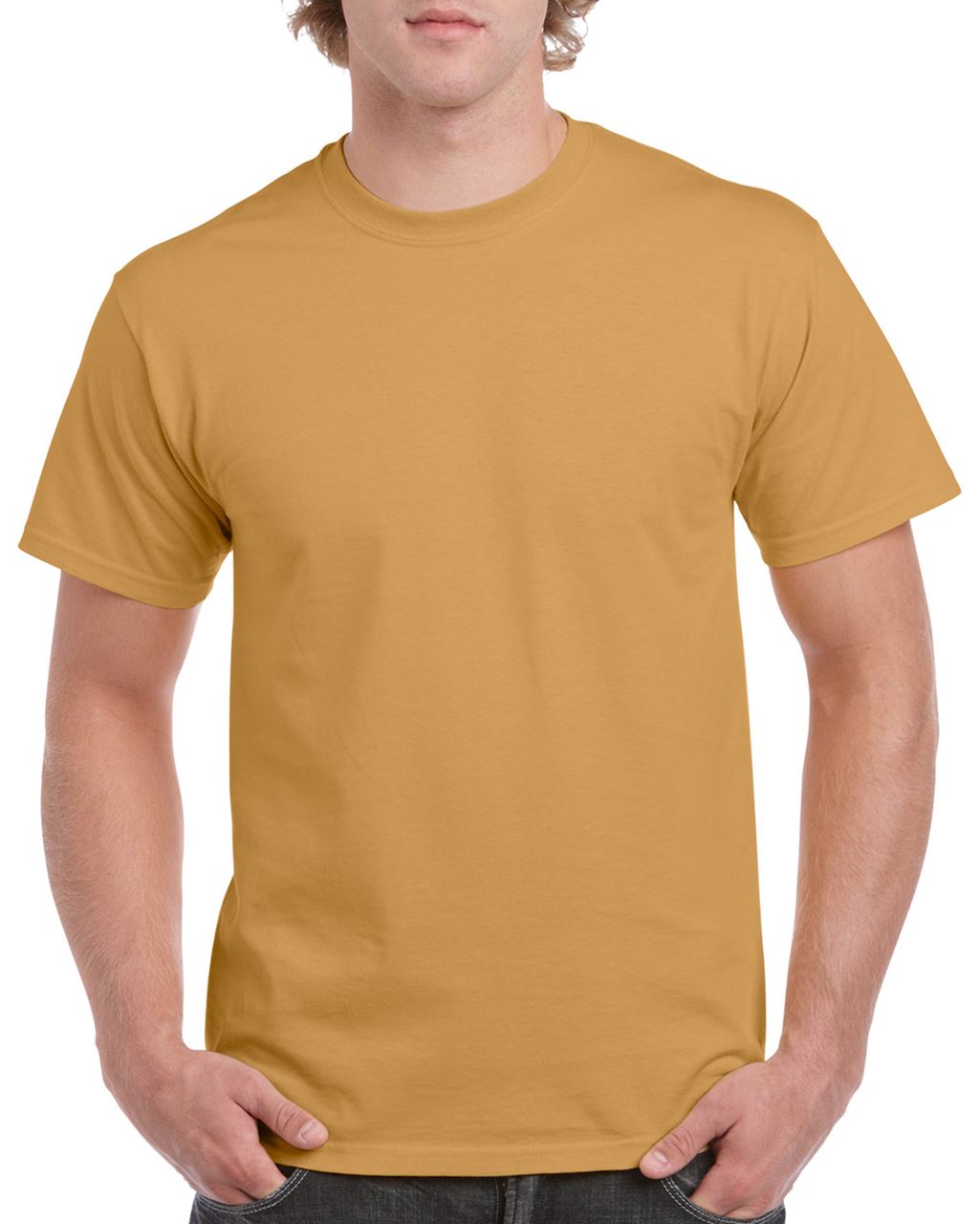 Gildan Heavy Cotton™ Adult T-shirt - Gildan Heavy Cotton™ Adult T-shirt - Old Gold