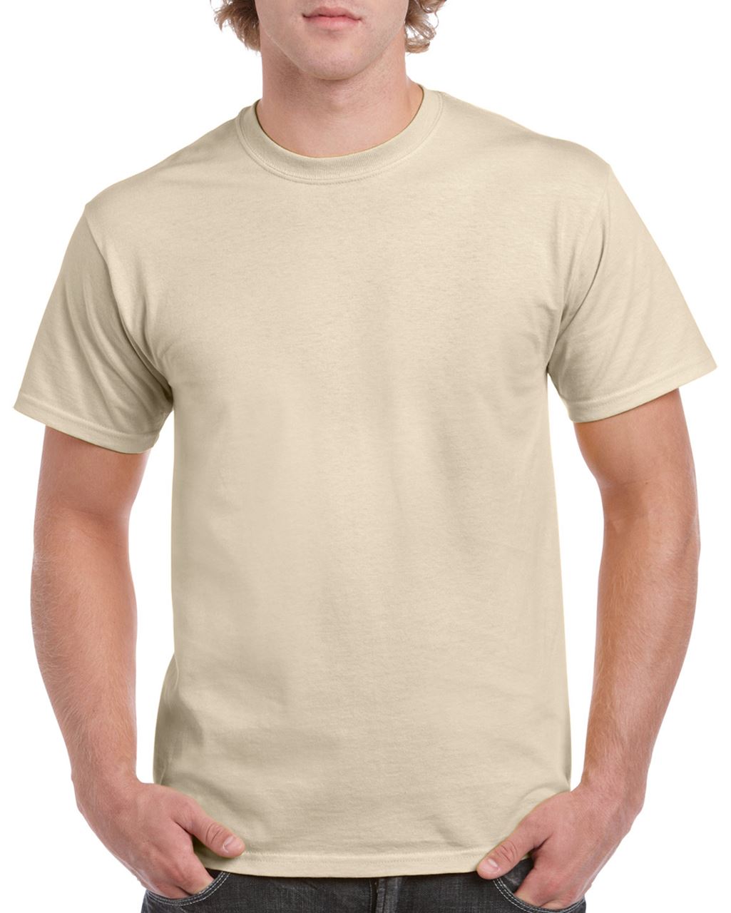 Gildan Heavy Cotton™ Adult T-shirt - Gildan Heavy Cotton™ Adult T-shirt - Sand