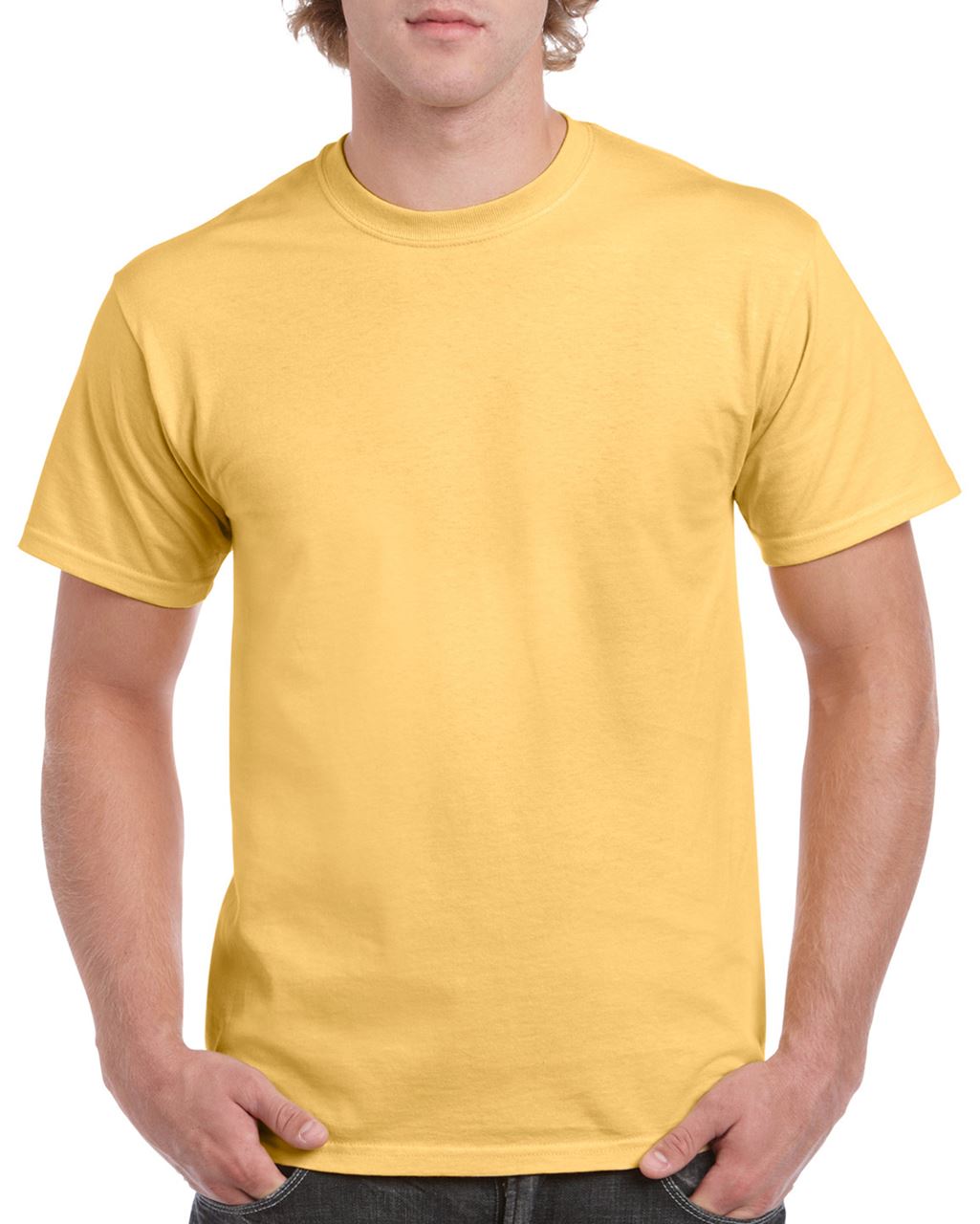 Gildan Heavy Cotton™ Adult T-shirt - žlutá