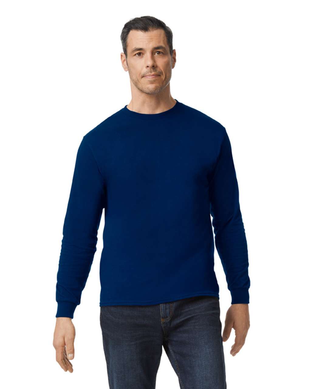 Gildan Gildan® Heavy Cotton™ Adult Long Sleeve T-shirt - modrá