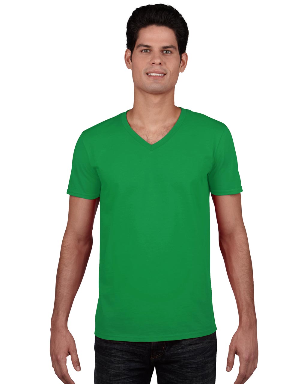 Gildan Softstyle® Adult V-neck T-shirt - Grün