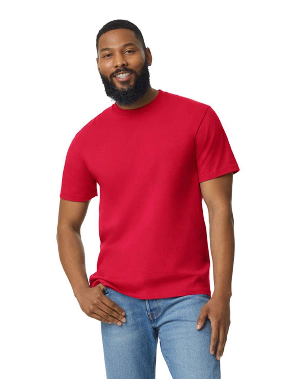 Gildan Softstyle® Midweight Adult T-shirt - červená
