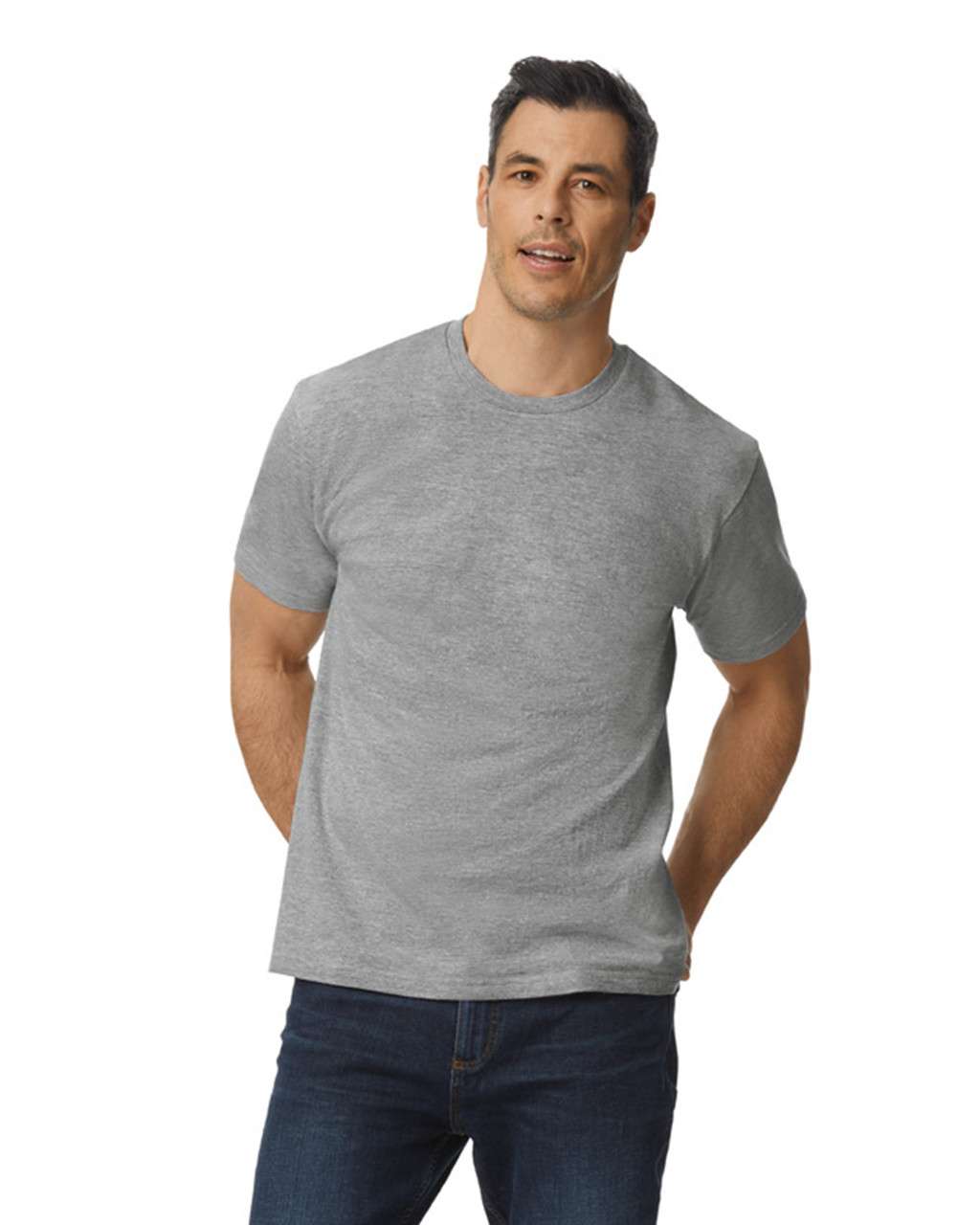 Gildan Softstyle® Midweight Adult T-shirt - šedá