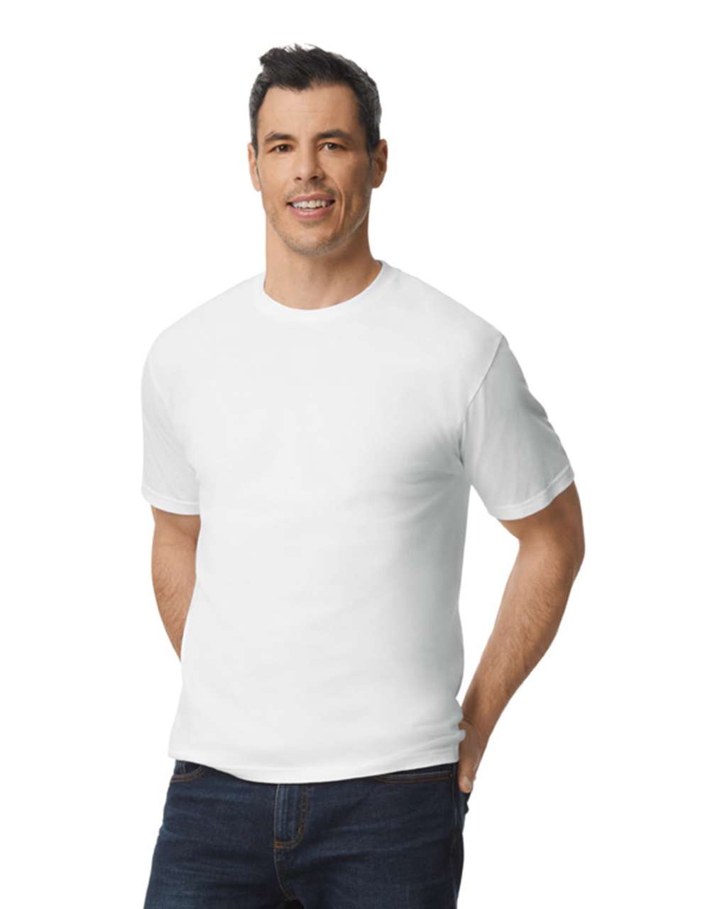 Gildan Softstyle® Midweight Adult T-shirt - bílá