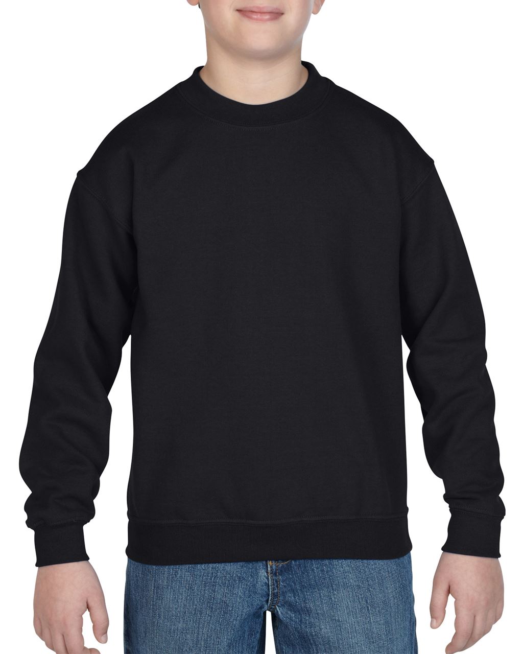 Gildan Heavy Blend™ Youth Crewneck Sweatshirt - Gildan Heavy Blend™ Youth Crewneck Sweatshirt - Black