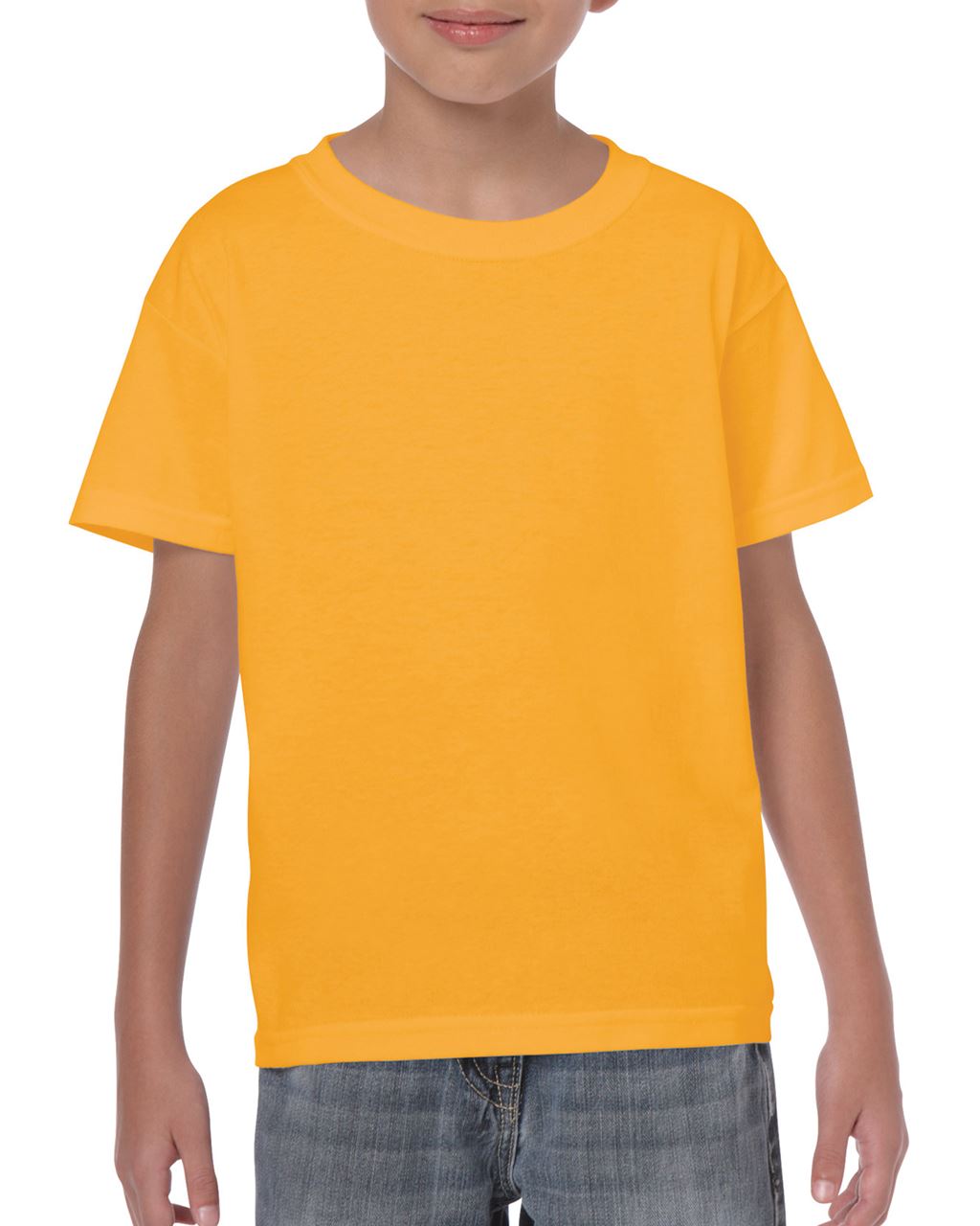 Gildan Heavy Cotton™ Youth T-shirt - žltá