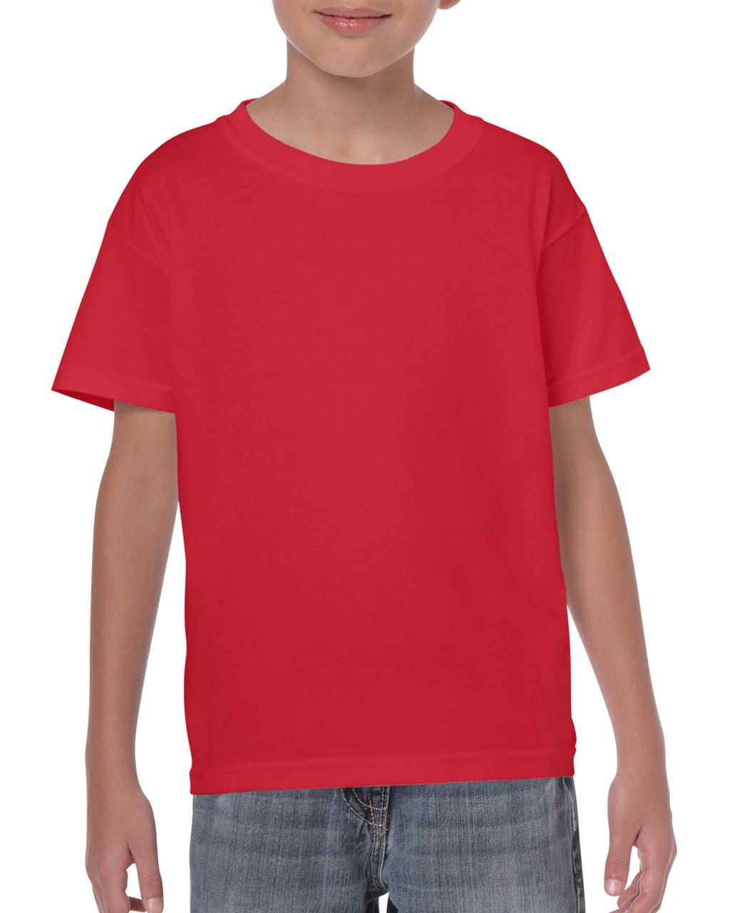 Gildan Heavy Cotton™ Youth T-shirt - červená