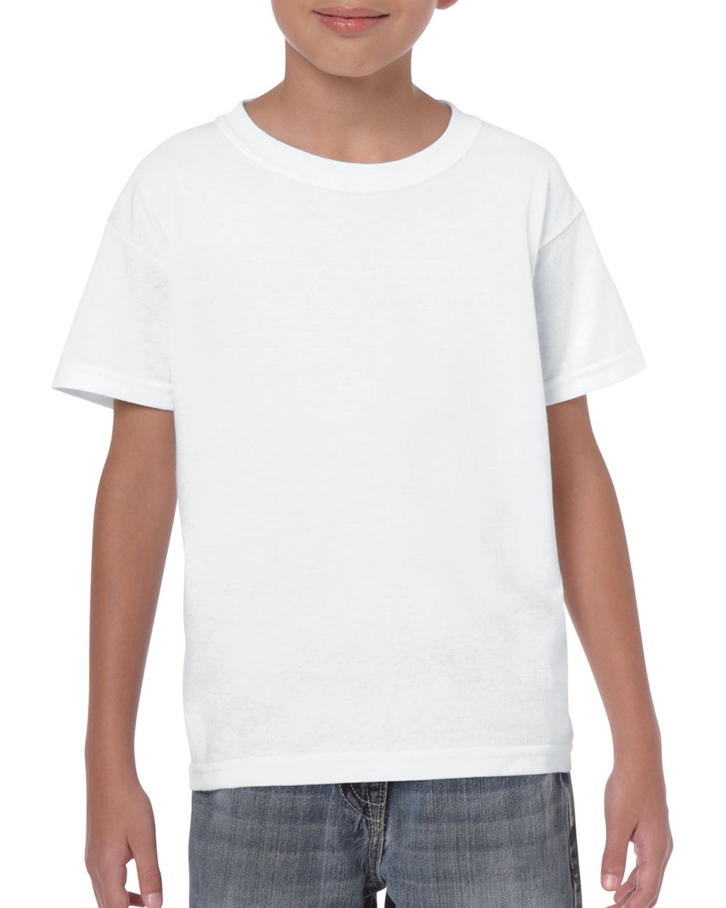 Gildan Heavy Cotton™ Youth T-shirt - Gildan Heavy Cotton™ Youth T-shirt - White