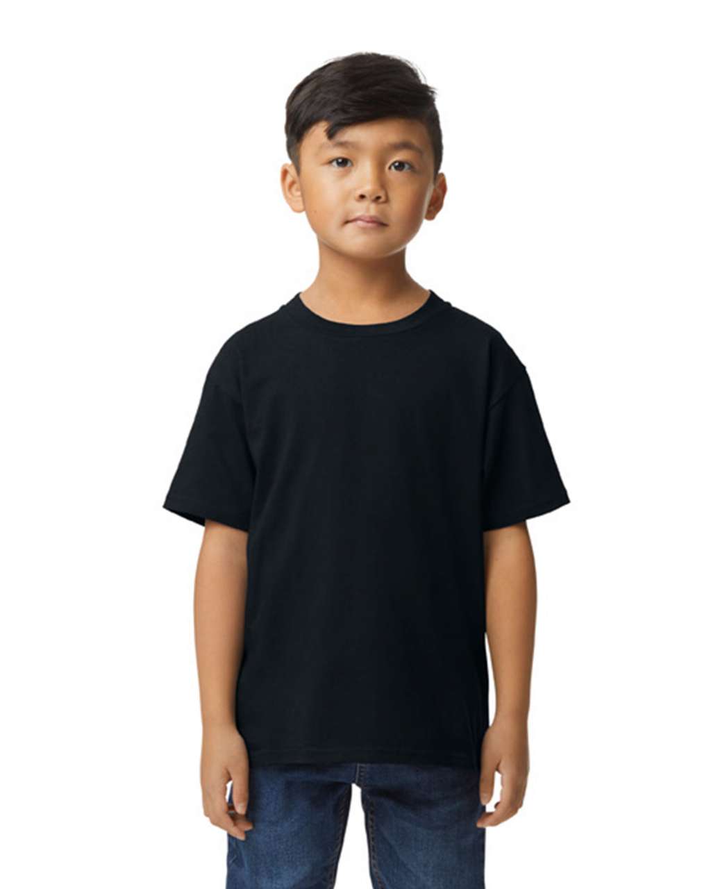 Gildan Softstyle® Midweight Youth T-shirt - čierna