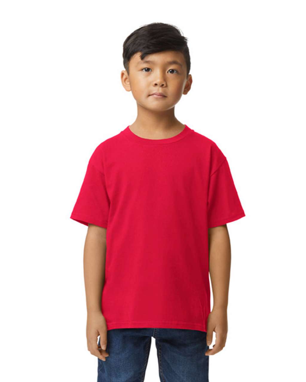 Gildan Softstyle® Midweight Youth T-shirt - červená