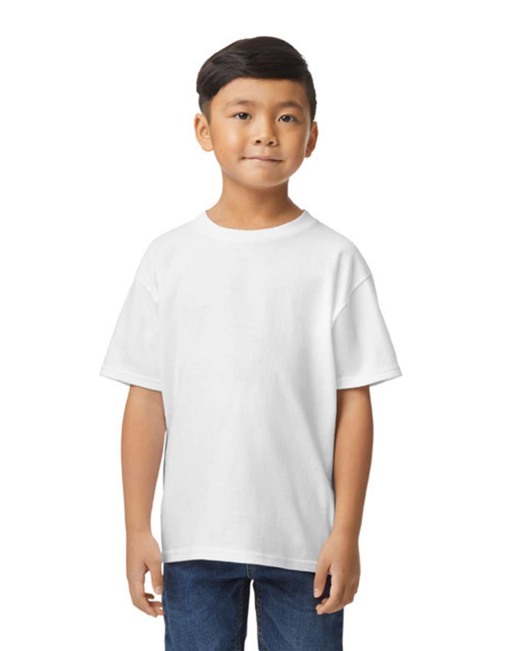 Gildan Softstyle® Midweight Youth T-shirt - biela