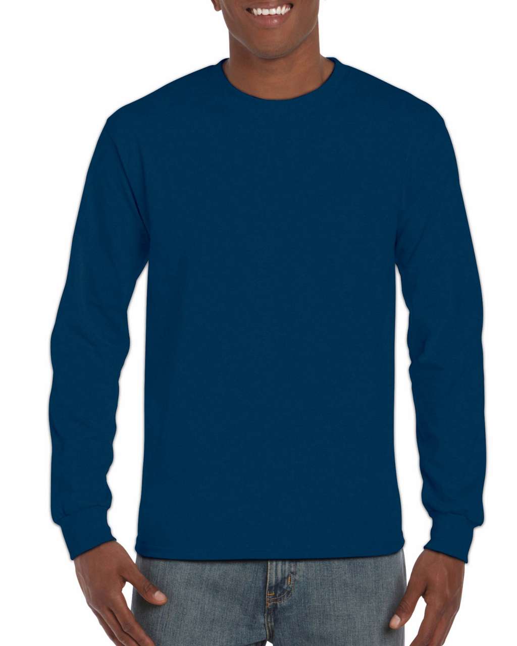 Gildan Hammer Adult Long Sleeve T-shirt - Gildan Hammer Adult Long Sleeve T-shirt - Sport Dark Navy