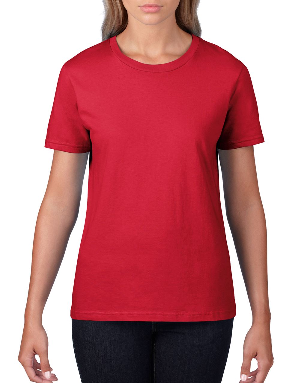Gildan Premium Cotton® Ladies' T-shirt - Gildan Premium Cotton® Ladies' T-shirt - Red