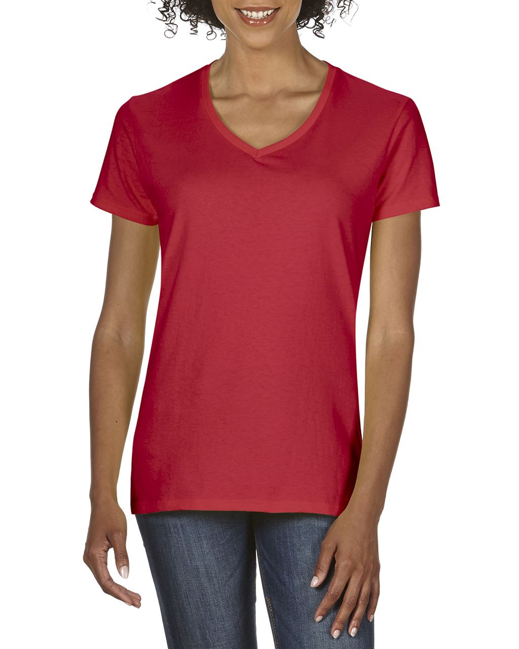Gildan Premium Cotton® Ladies' V-neck T-shirt - Gildan Premium Cotton® Ladies' V-neck T-shirt - 