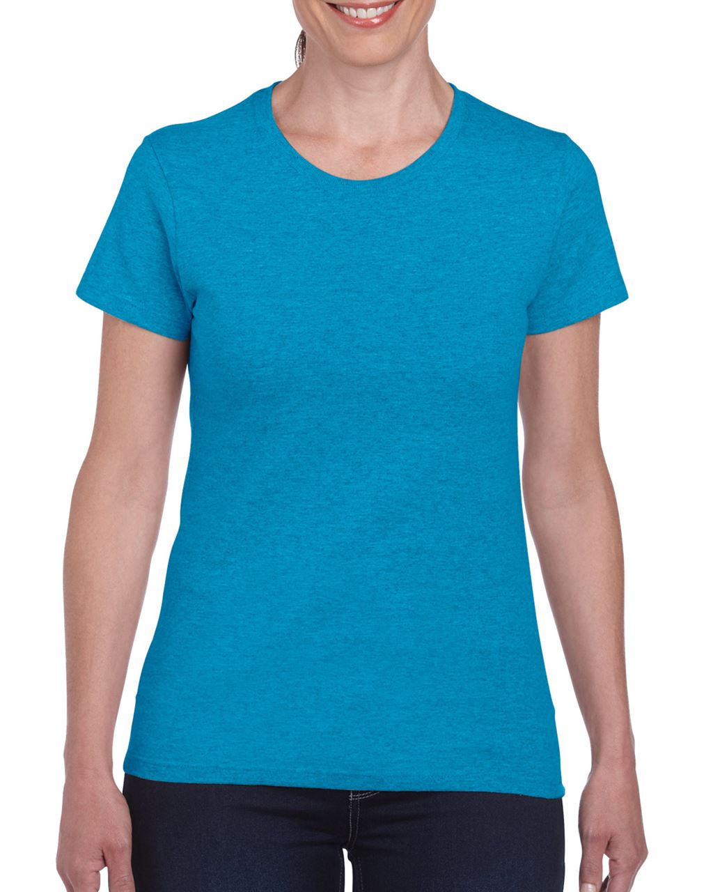 Gildan Heavy Cotton™  Ladies' T-shirt - Gildan Heavy Cotton™  Ladies' T-shirt - Heather Sapphire