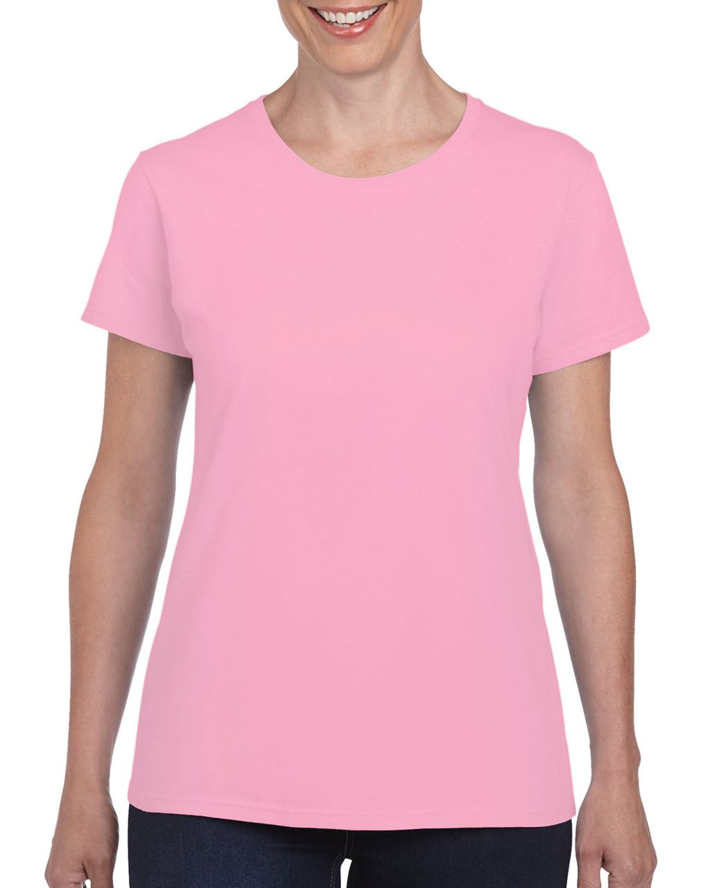 Gildan Heavy Cotton™  Ladies' T-shirt - růžová