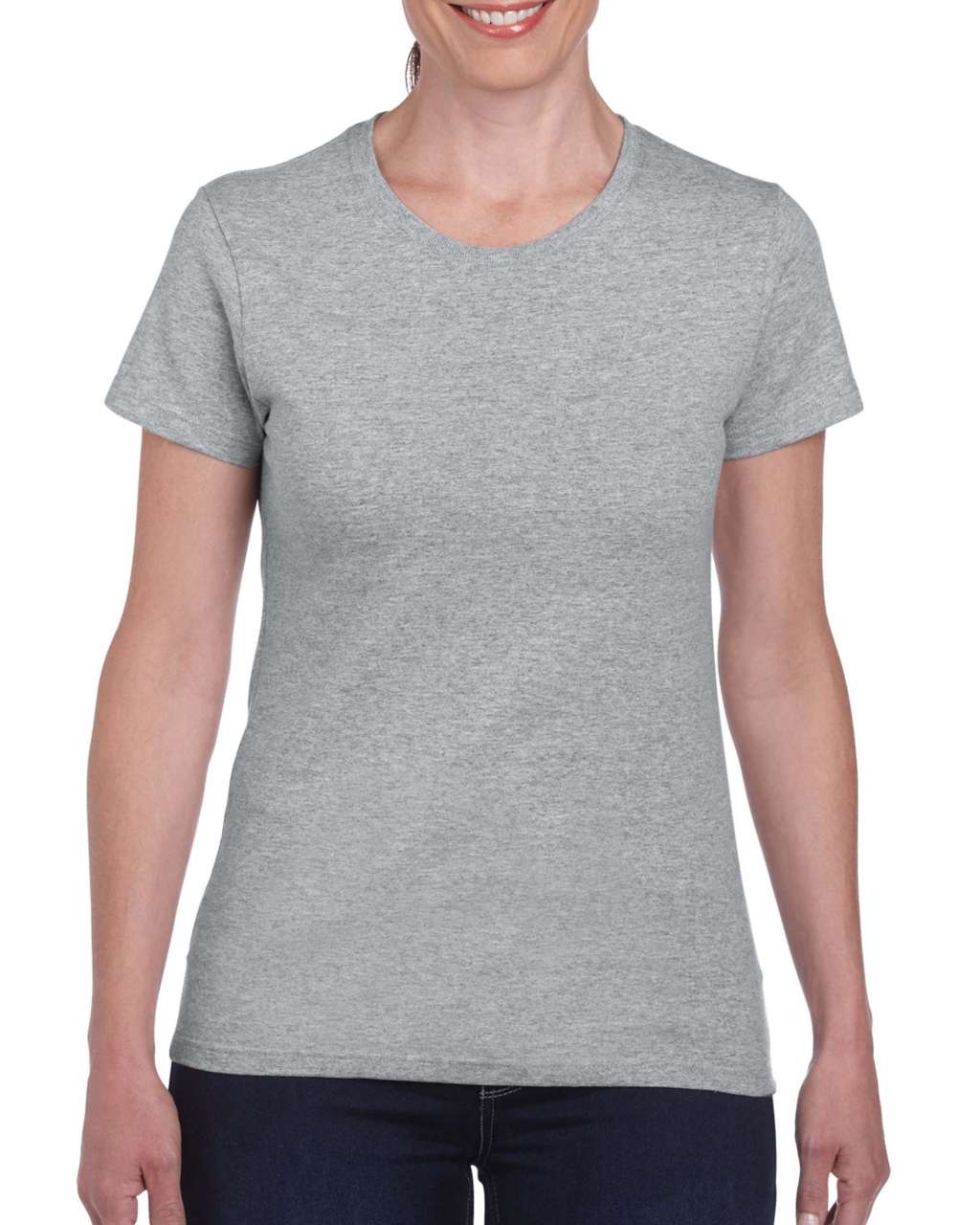 Gildan Heavy Cotton™  Ladies' T-shirt - Gildan Heavy Cotton™  Ladies' T-shirt - Sport Grey