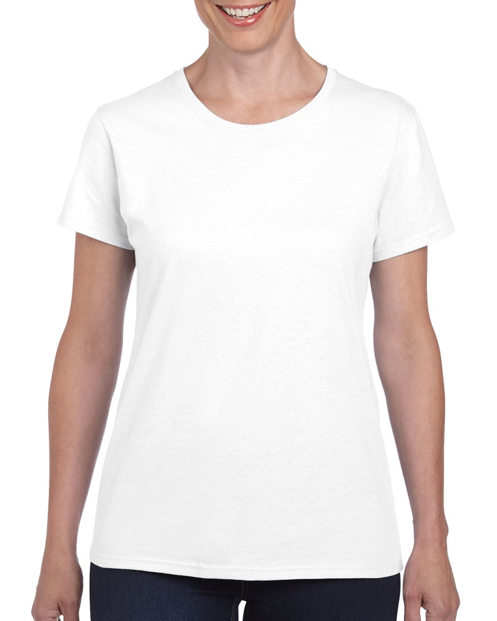 Gildan Heavy Cotton™  Ladies' T-shirt - Gildan Heavy Cotton™  Ladies' T-shirt - White
