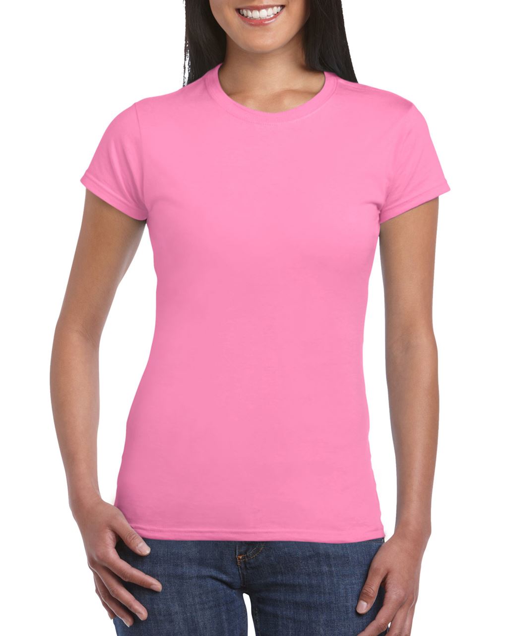 Gildan Softstyle® Ladies' T-shirt - ružová